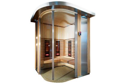 Финская сауна Harvia Rondium с обшивкой из ольхи S2015KLL (рис.2)